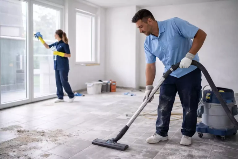 Nettoyage après travaux professionnel