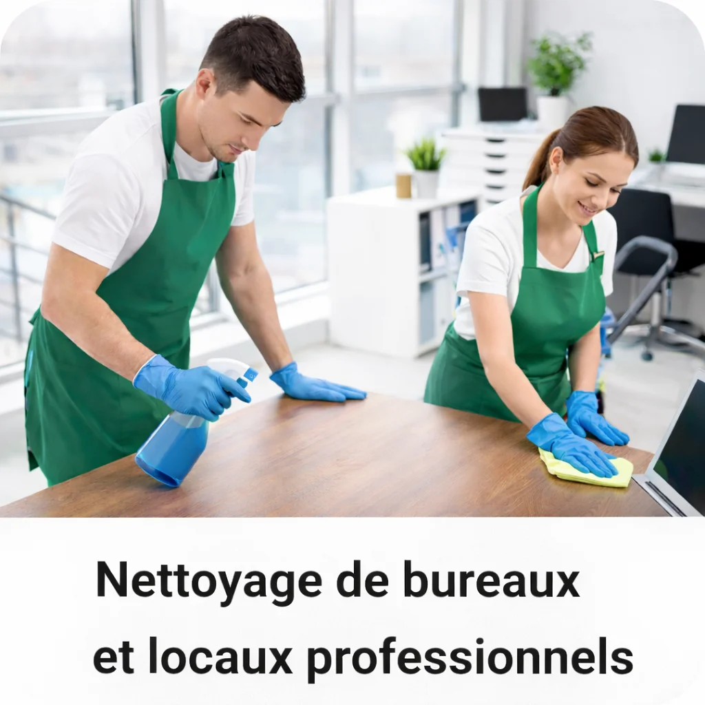 Nettoyage de locaux et bureaux professionnels